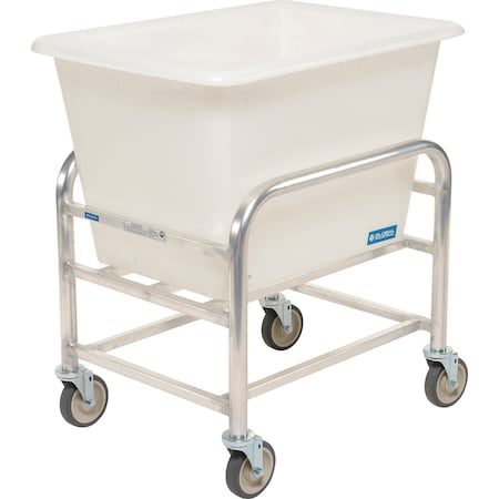 Global Industrial Cart & Tub, Aluminum; Polyethylene, 32-1/4 in L, 23-1/4 in W, 36 in H B1918442